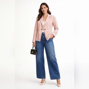 Moschino Jeans Baby Pink Blazer size 12